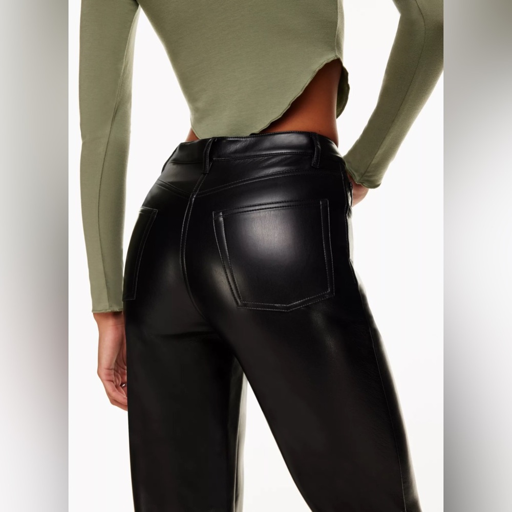 The Melina - faux leather pant
